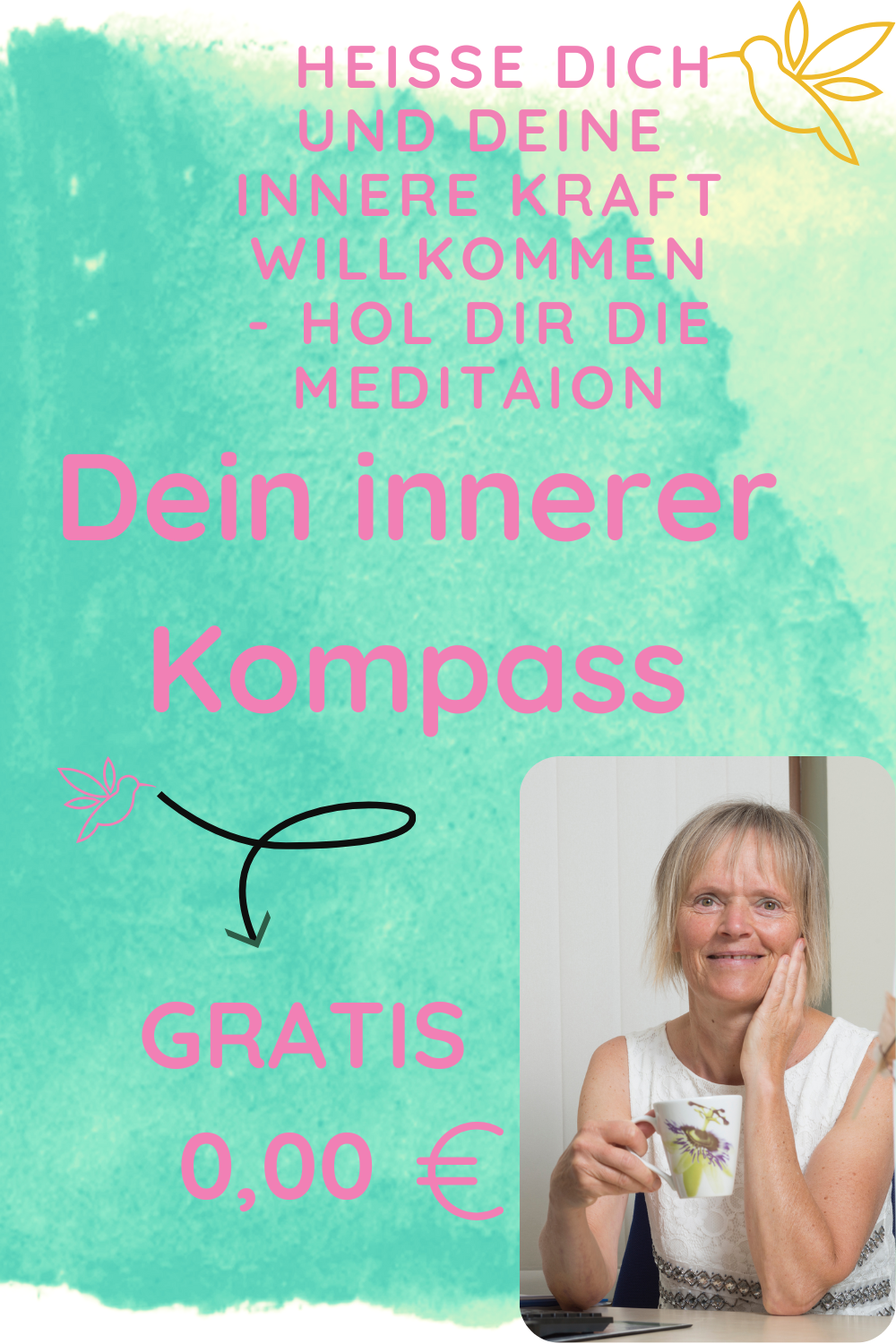 Meditation innerer Kompass-Mockup